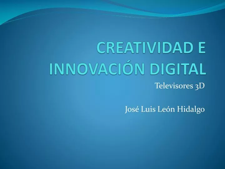 creatividad e innovaci n digital