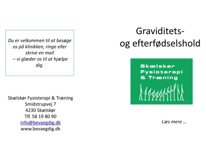 graviditets og efterf dselshold