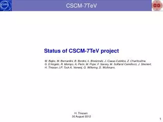 CSCM-7TeV
