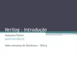 verilog introdu o