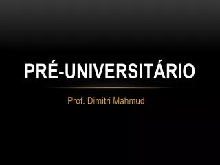 pr universit rio