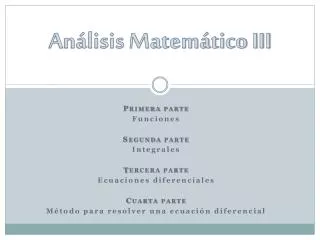 an lisis matem tico iii