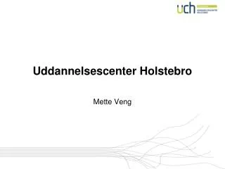 uddannelsescenter holstebro
