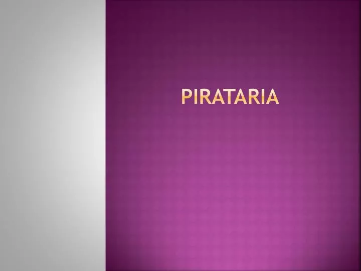 pirataria