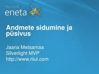 andmete sidumine ja p sivus