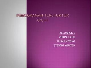 pemograman terstuktur c c