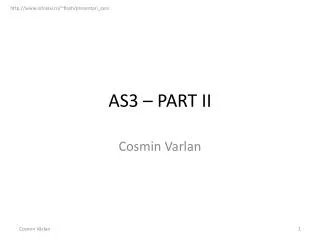 as3 part ii