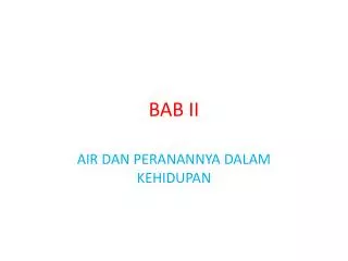 bab ii