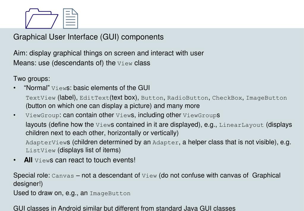 PPT - Graphical User Interface (GUI) components PowerPoint Presentation ...