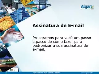 assinatura de e mail