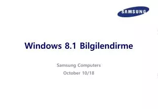 windows 8 1 bilgilendirme