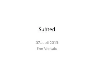 suhted