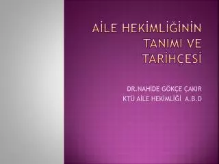 a le hek ml n n tanimi ve tar h es