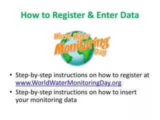 how to register enter data
