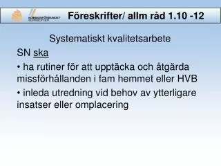 f reskrifter allm r d 1 10 12
