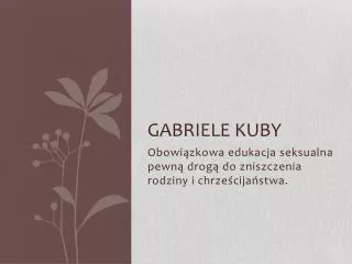 gabriele kuby