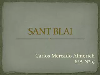 sant blai
