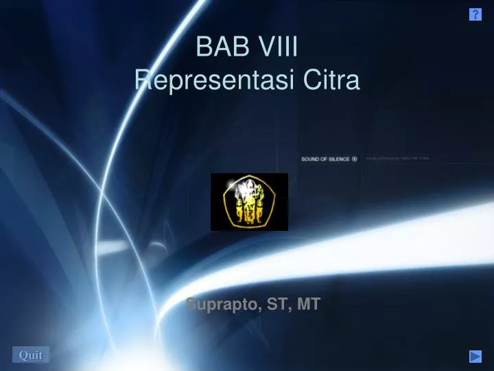 bab viii representasi citra