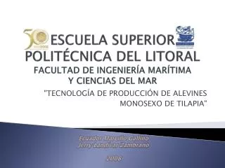 escuela superior polit cnica del litoral facultad de ingenier a mar tima y ciencias del mar