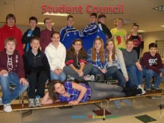 Members of student Council