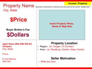 Property Name City, State