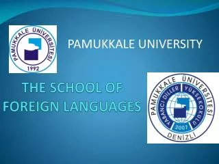 THE SCHOOL OF FOREIGN LANGUAGES