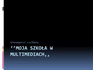 gimnazjum nr 2 w olecku