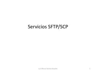 servicios sftp scp