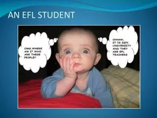 an efl student