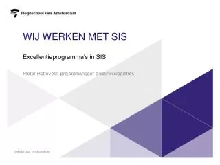 wij werken met sis