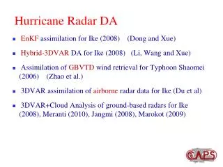 Hurricane Radar DA