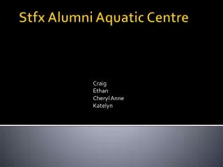 Stfx Alumni Aquatic Centre