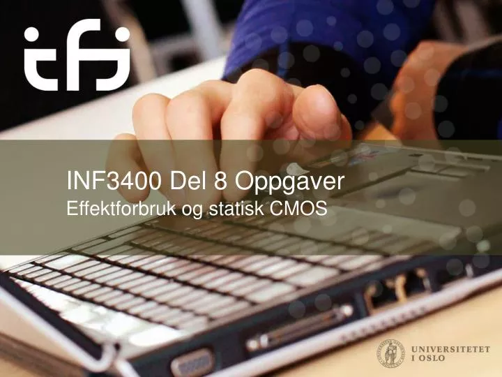 inf3400 del 8 oppgaver