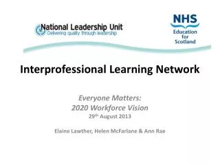 Interprofessional Learning Network