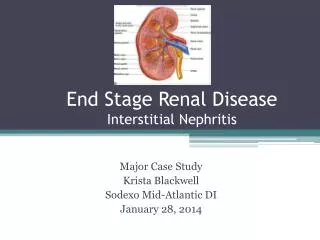 End Stage Renal Disease Interstitial Nephritis