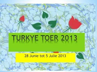 turkye toer 2013