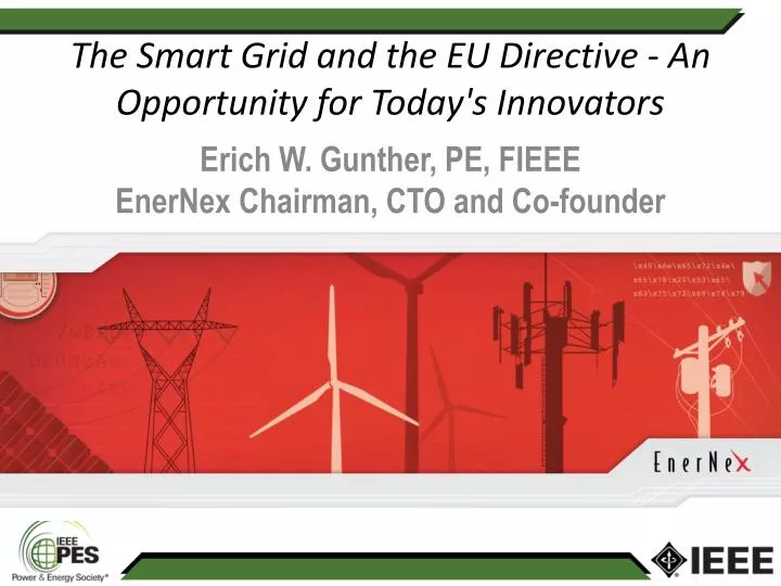 the smart grid and the eu directive an opportunity for today s innovators