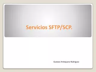 servicios s ftp scp