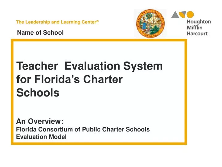 teacher evaluation system for florida s charter schools