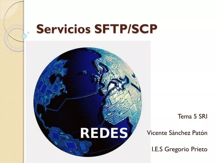 servicios sftp scp