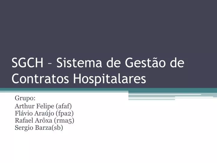 sgch sistema de gest o de contratos hospitalares