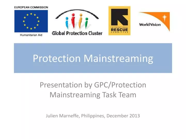 protection mainstreaming