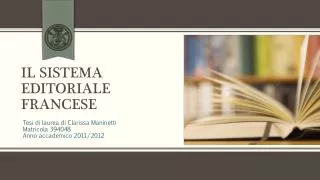 il sistema editoriale francese