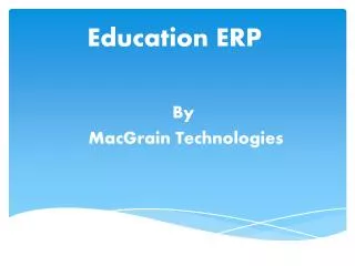 Education ERP