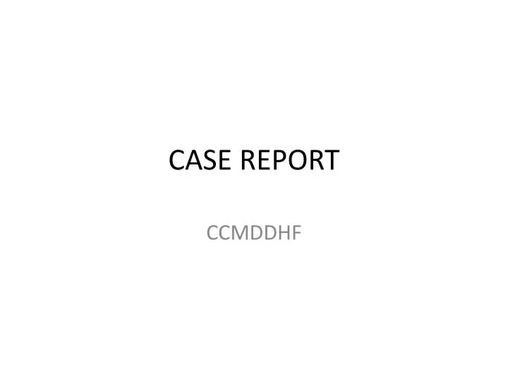 case report