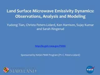 Land Surface Microwave Emissivity Dynamics: Observations, Analysis and Modeling