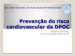 preven o do risco cardiovascular da dpoc