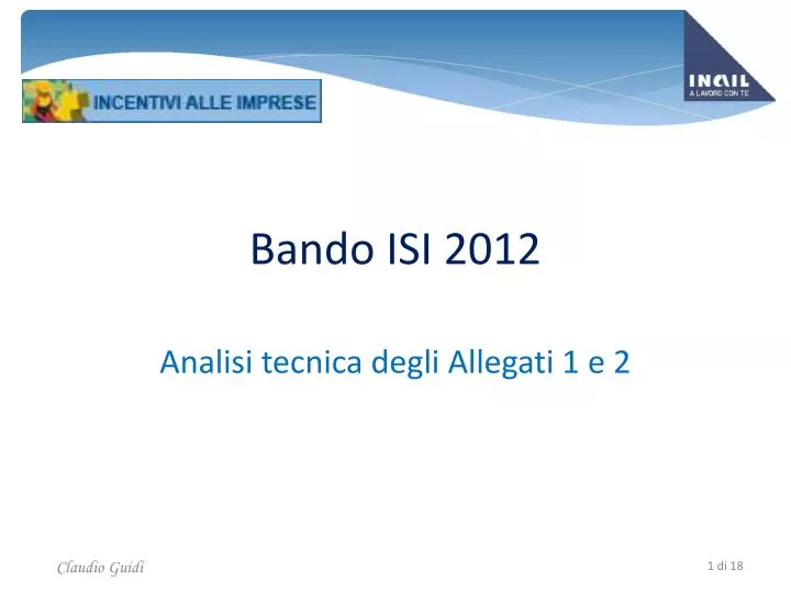 bando isi 2012