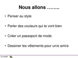 nous allons