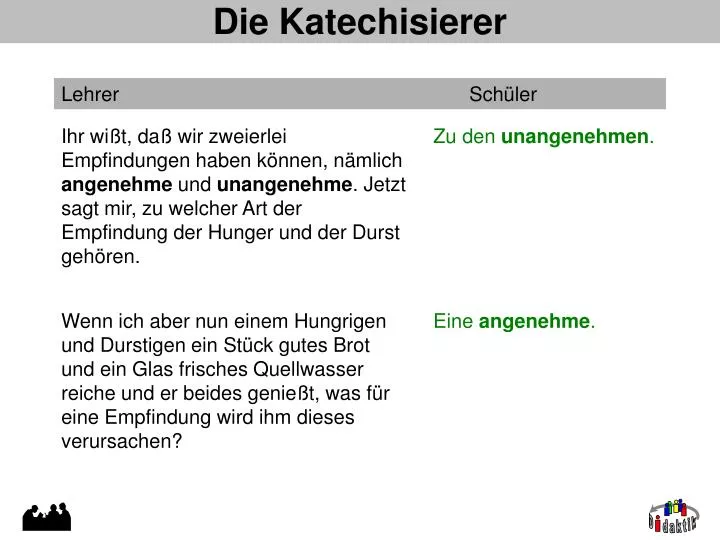 die katechisierer